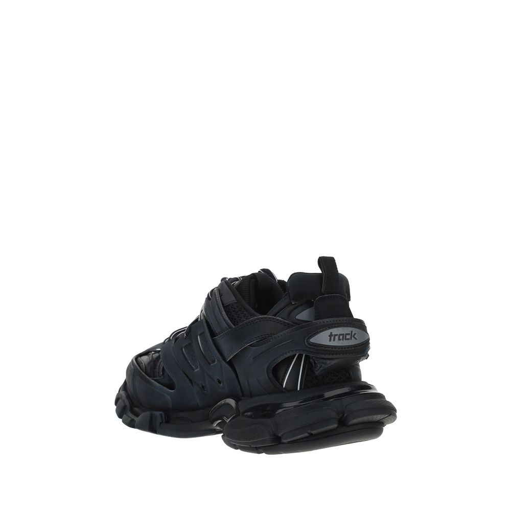 Athletic Sneakers by Balenciaga for men in polyester polyurethane & nylon black & white features an exquisite silhouette, showcasing the premium athletic style of the Track Men's Athletic Polyester Polyurethane & Nylon Sneakers with an exquisite finish.