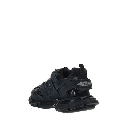 Athletic Sneakers by Balenciaga for men in polyester polyurethane & nylon black & white features an exquisite silhouette, showcasing the premium athletic style of the Track Men's Athletic Polyester Polyurethane & Nylon Sneakers with an exquisite finish.