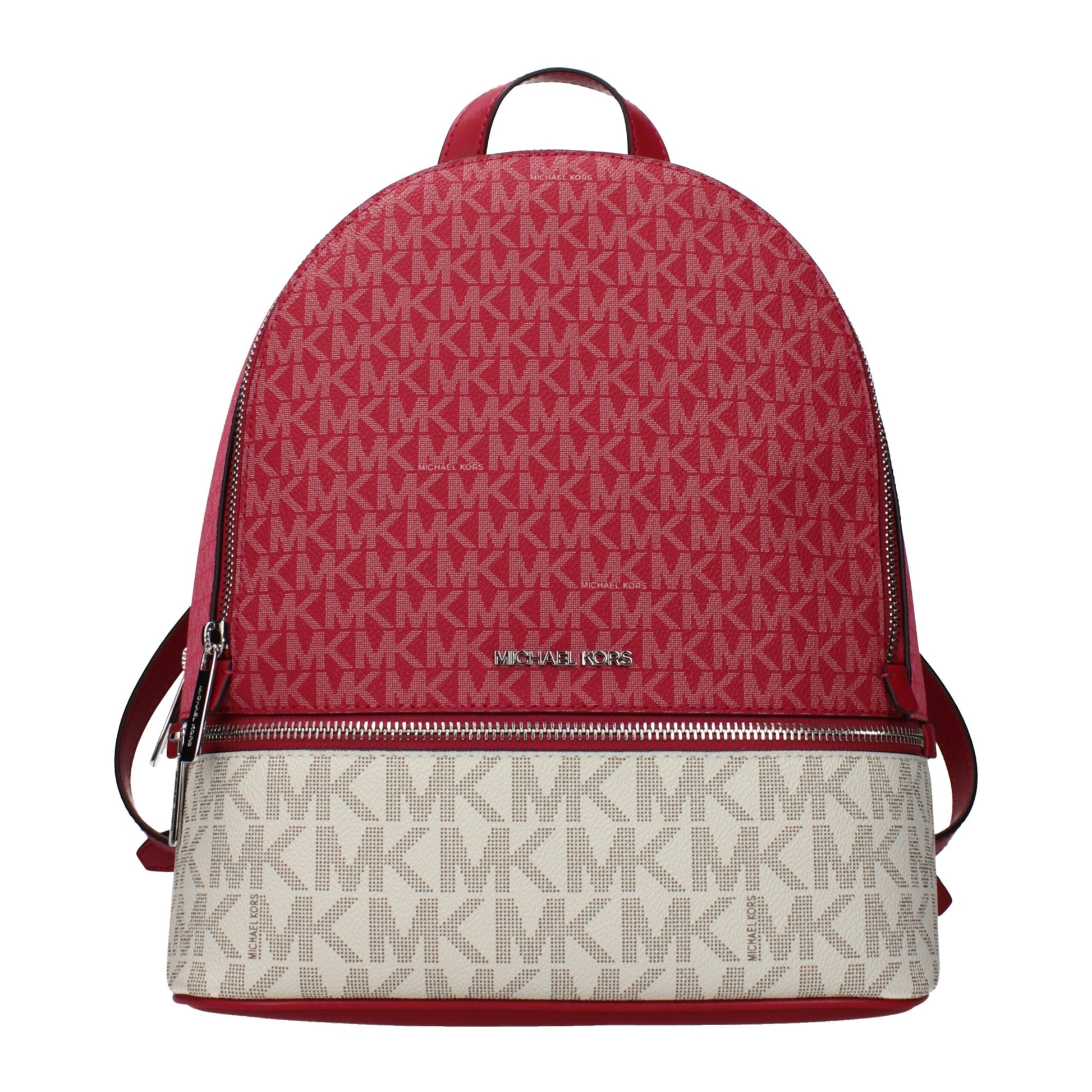Backpack by Michael Kors for women in fabric beige presents a stately Fabric Backpack design, showcasing a secure with ample and versatile backpack-strap & adjustable-strap for a stately finish.