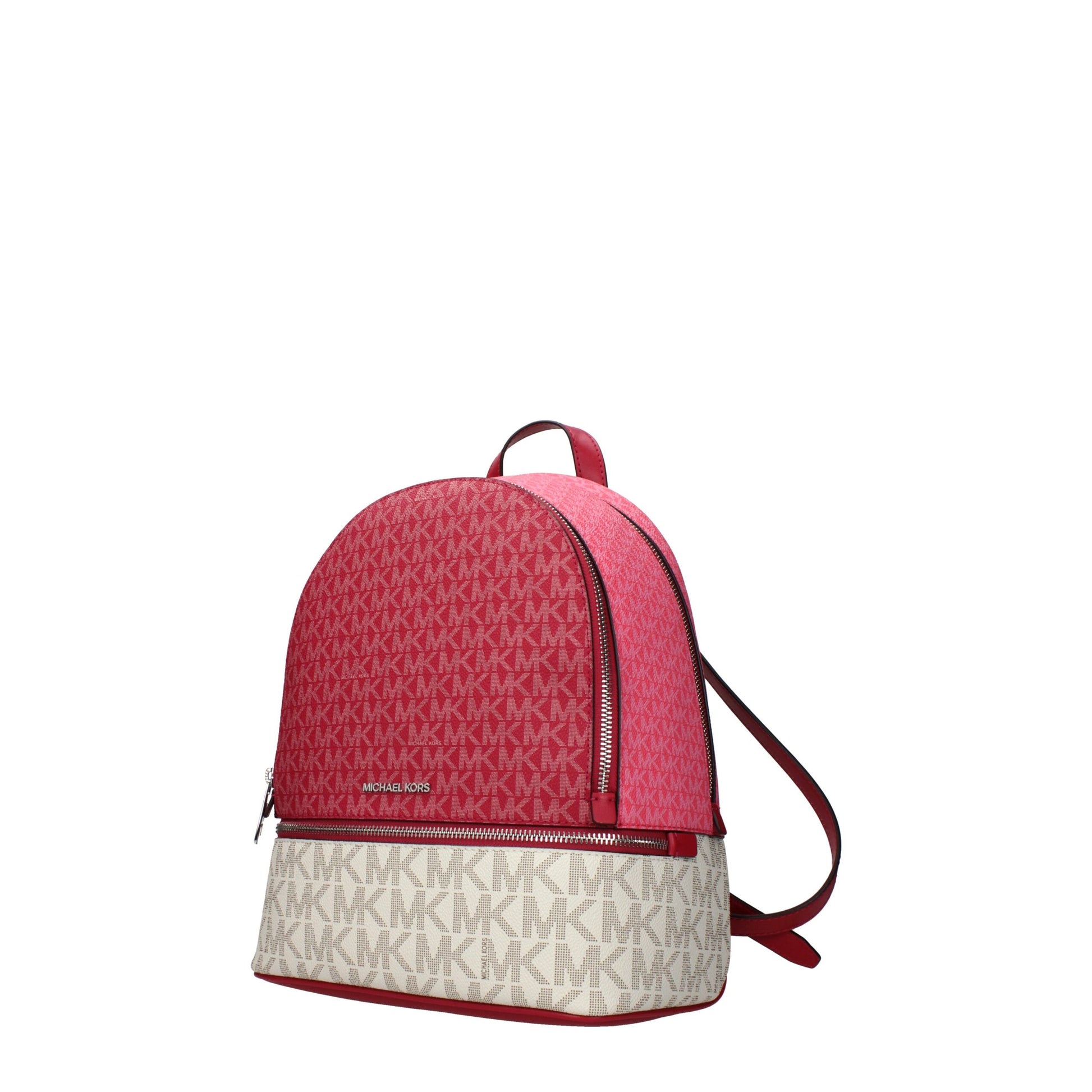Backpack by Michael Kors for women in fabric beige features a refined silhouette, showcasing the Fabric Backpack design with a secure , ample , and versatile backpack-strap & adjustable-strap.