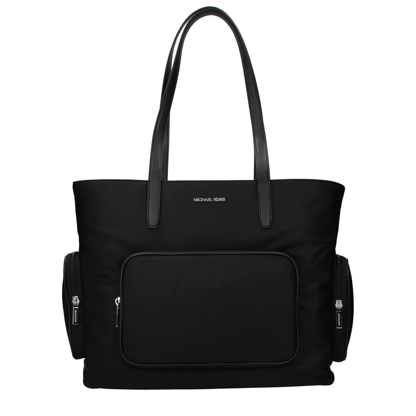 Shoulder Bag by Michael Kors for women in fabric black features an effortlessly chic silhouette with a secure , ample , and versatile shoulder-strap for effortlessly chic everyday luxury.