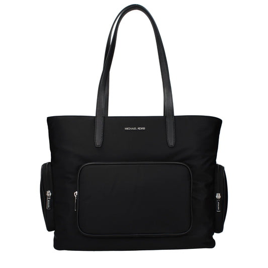 Shoulder Bag by Michael Kors for women in fabric black features an effortlessly chic silhouette with a secure , ample , and versatile shoulder-strap for effortlessly chic everyday luxury.