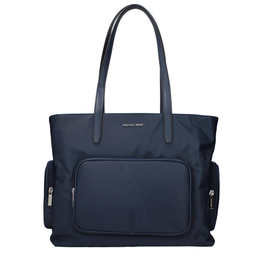 Shoulder Bag by Michael Kors for women in fabric blue features a effortless chic silhouette with a secure , ample , and versatile shoulder-strap for a effortless chic finish.