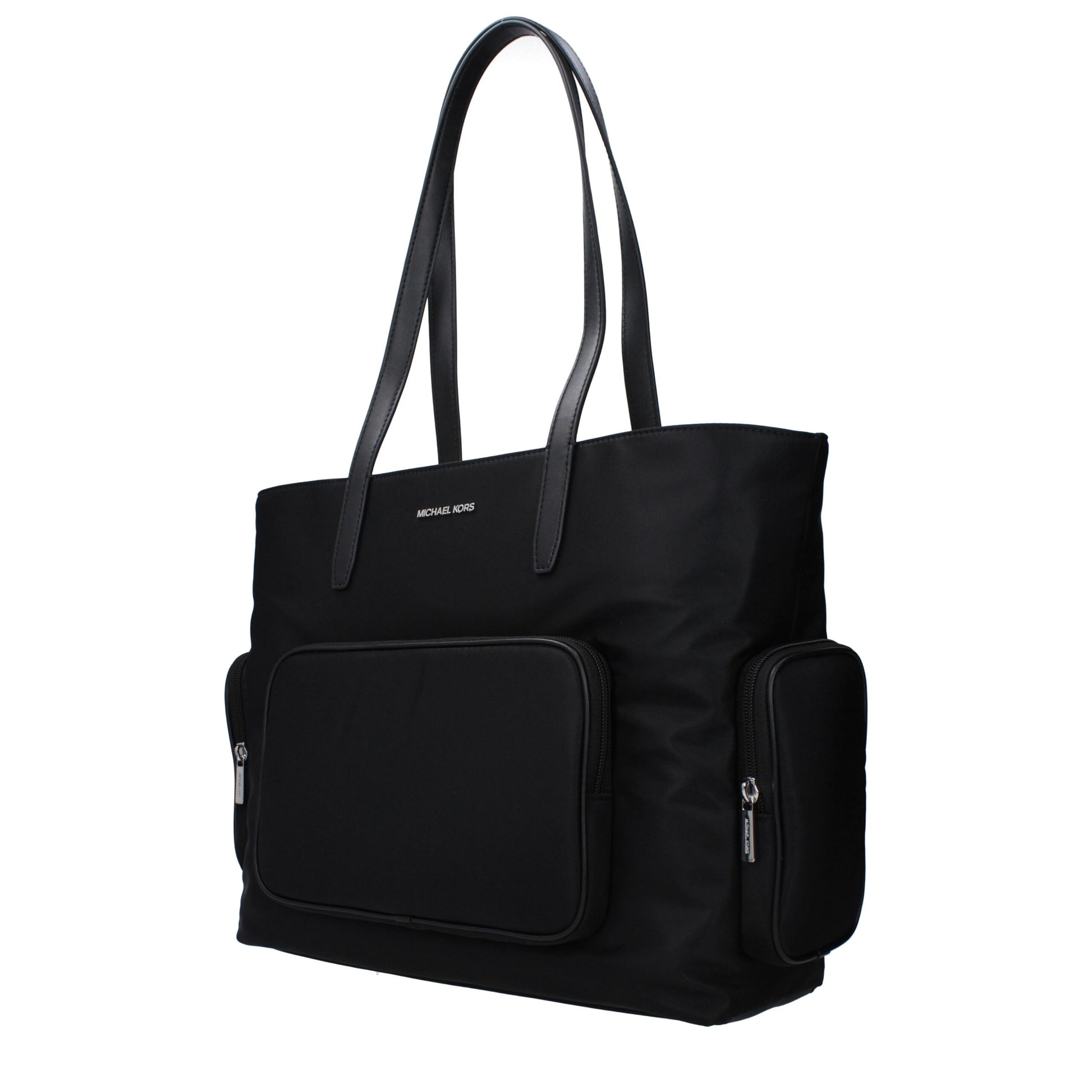 Shoulder Bag by Michael Kors for women in fabric black showcases a statuesque silhouette, artfully detailed with a secure , organized , and versatile shoulder-strap for a statuesque look.