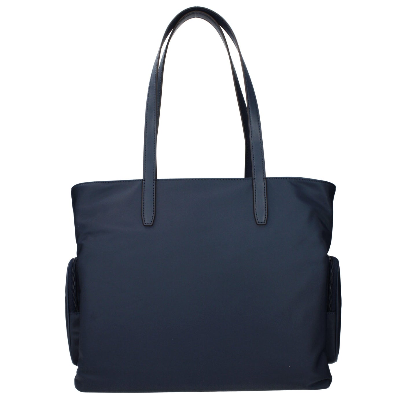 Shoulder Bag by Michael Kors for women in fabric blue features a statuesque silhouette, showcasing a secure and statuesque with versatile shoulder-strap for a statuesque finish.