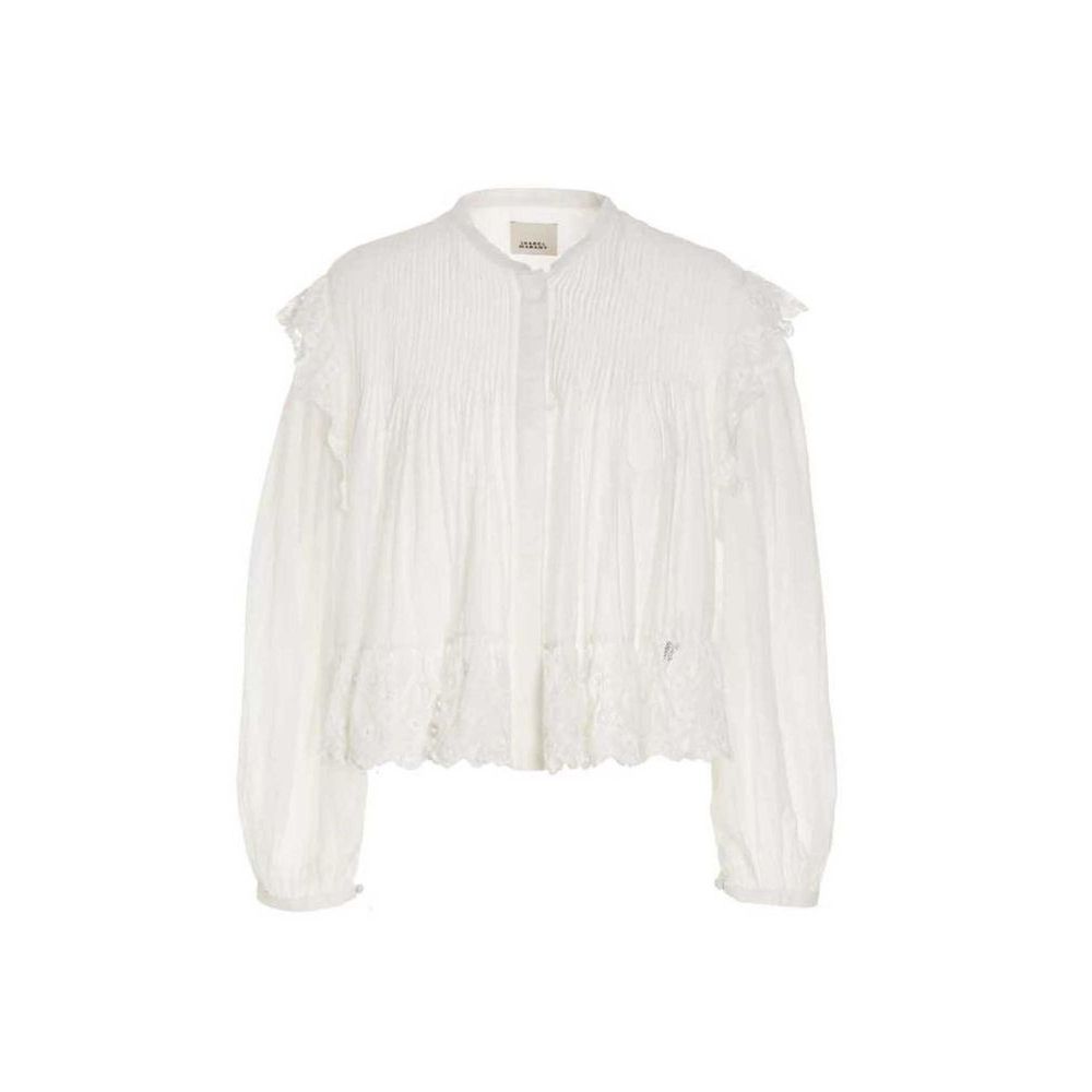 Activewear T-Shirt by Isabel Marant for women in viscose white features a versatile silhouette, showcasing a versatile and detailed with high-performance for a premium look.