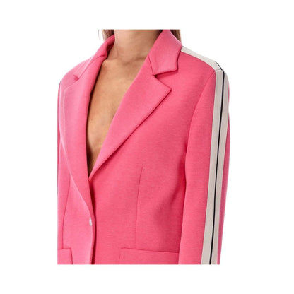 Blazer by Palm Angels for women in wool multicolor presents a distinguished silhouette, detailed with a distinguished and distinctive for a truly sophisticated finish.