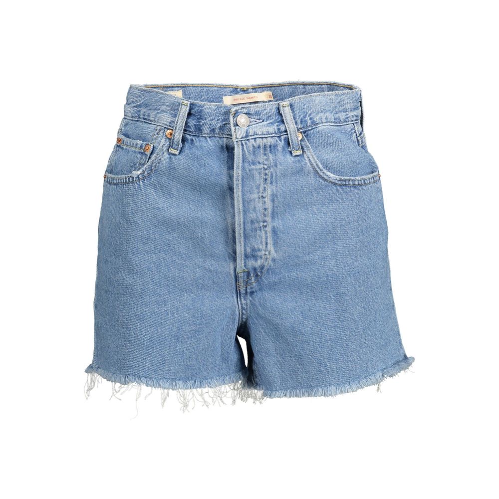 Denim Shorts by Levi's for women in lyocell & denim cotton light-blue presents a utilitarian silhouette, showcasing a utilitarian with a short and .