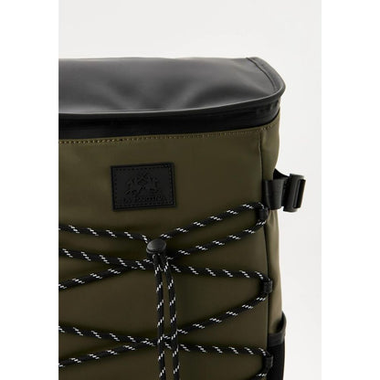 La Martina Polyamide Backpack - Bicolour Green