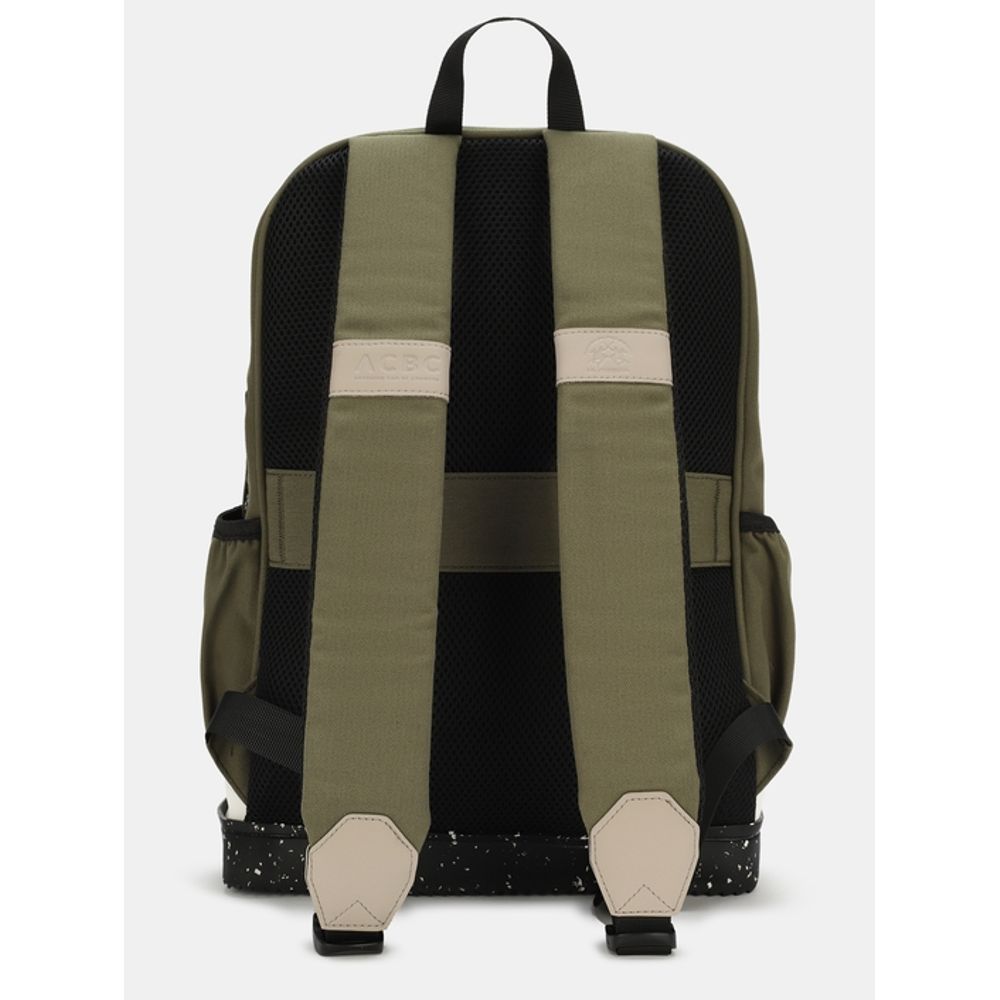 La Martina Cotton Polyester Canvas Rucksack Backpack - Bicolour Green