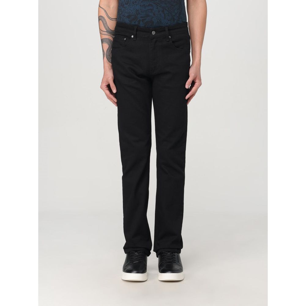 Jeans by Just Cavalli for men in denim cotton black features an sophisticated and straight-leg with a precise long, creating a sophisticated and sophisticated silhouette.