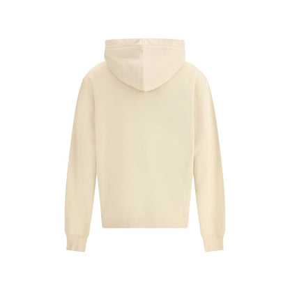 Sweatshirt Hoodie by Jacquemus for men in cotton beige & signature features a edgy silhouette, detailed with a edgy hooded neckline and for a refined finish.