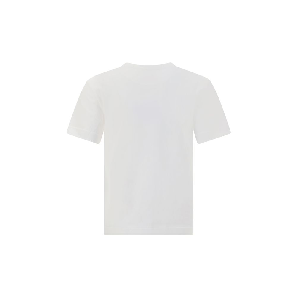 T-Shirt by Jacquemus for women in cotton white & monogram features an on trend silhouette, perfectly showcasing a on trend and crew neckline for an elevated aesthetic.