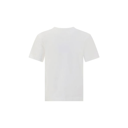 T-Shirt by Jacquemus for women in cotton white & monogram features an on trend silhouette, perfectly showcasing a on trend and crew neckline for an elevated aesthetic.