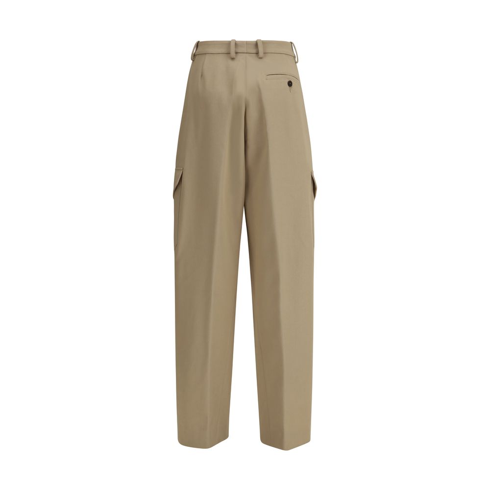 Cargo Pants by Givenchy for women in wool cotton beige features a architectural regular-fit with a architectural long and architectural .