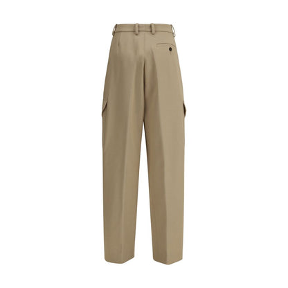 Cargo Pants by Givenchy for women in wool cotton beige features a architectural regular-fit with a architectural long and architectural .