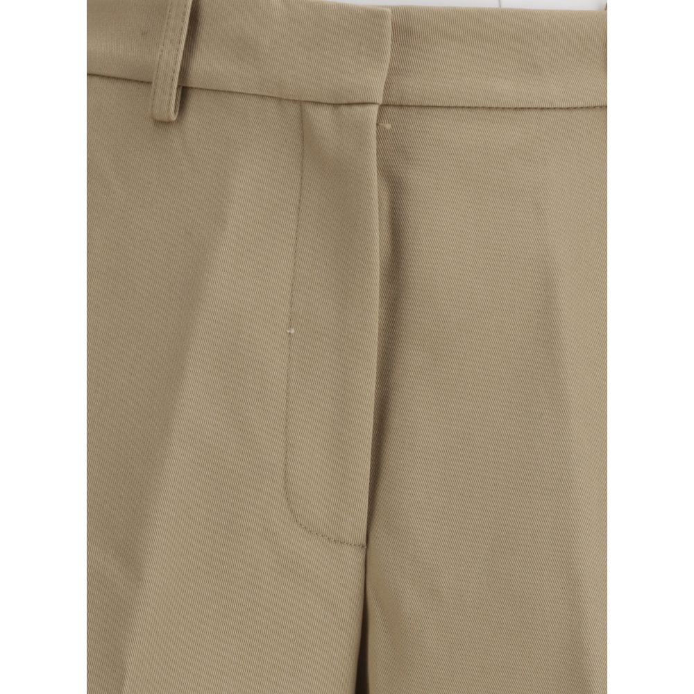 Cargo Pants by Givenchy for women in wool cotton beige presents a on trend silhouette, artfully finished with a on trend regular-fit, long, and for a sophisticated look.