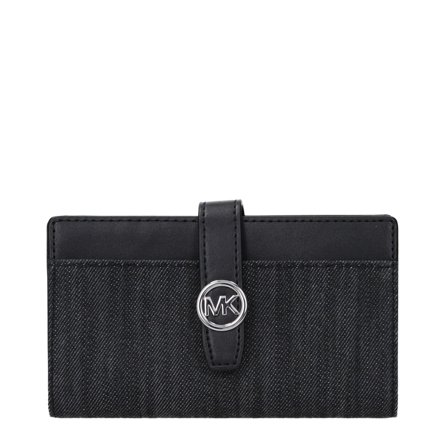 Wallet by Michael Kors for women in fabric black features a streamlined silhouette, showcasing the streamlined Fabric Wallet design with sophisticated for a premium look.