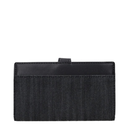 Wallet by Michael Kors for women in fabric black presents a refined silhouette, artfully capturing the essence of the Fabric Wallet design with sophisticated for a refined look.