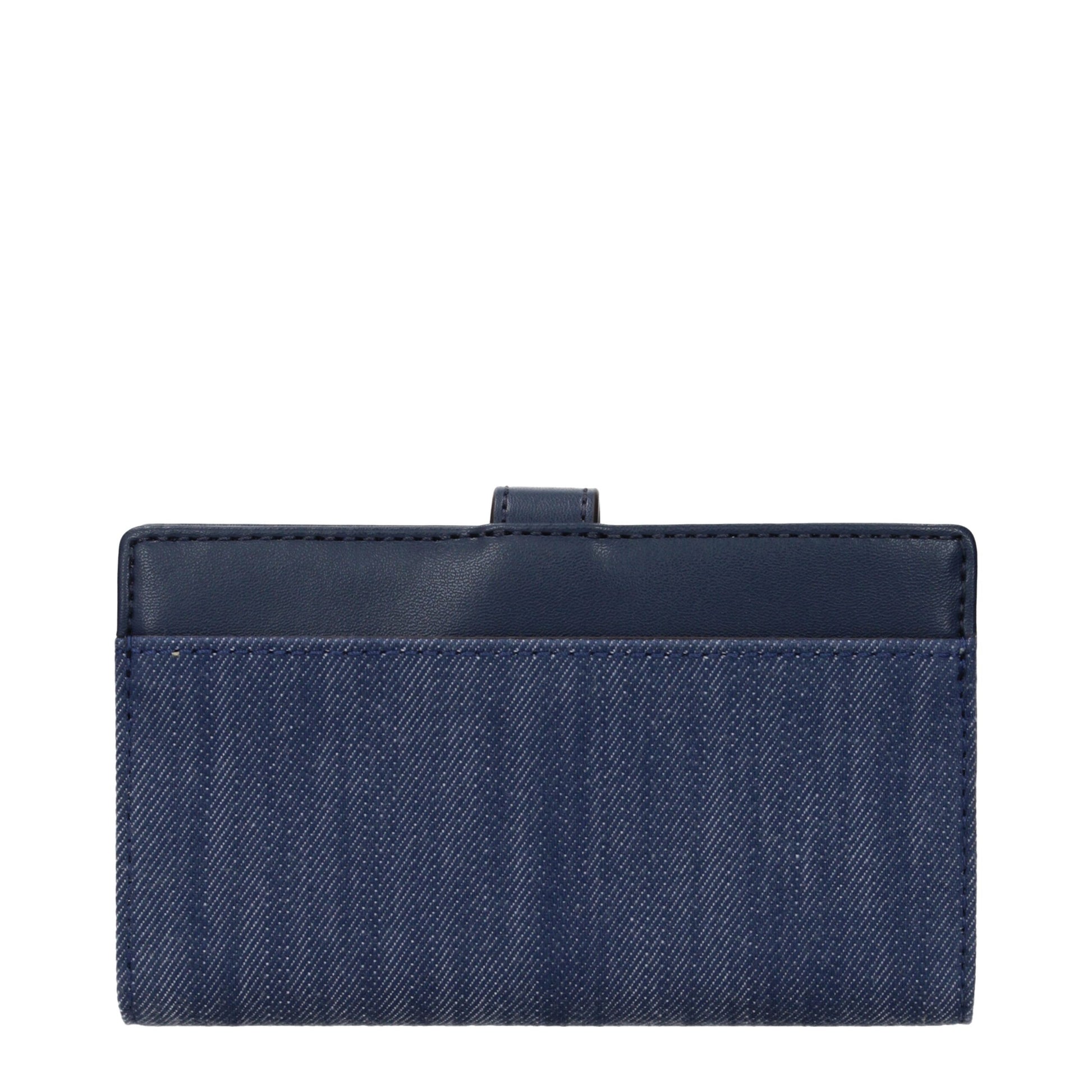 Wallet by Michael Kors for women in fabric blue showcases a refined silhouette, artfully detailed with the signature style of the Fabric Wallet and functional .