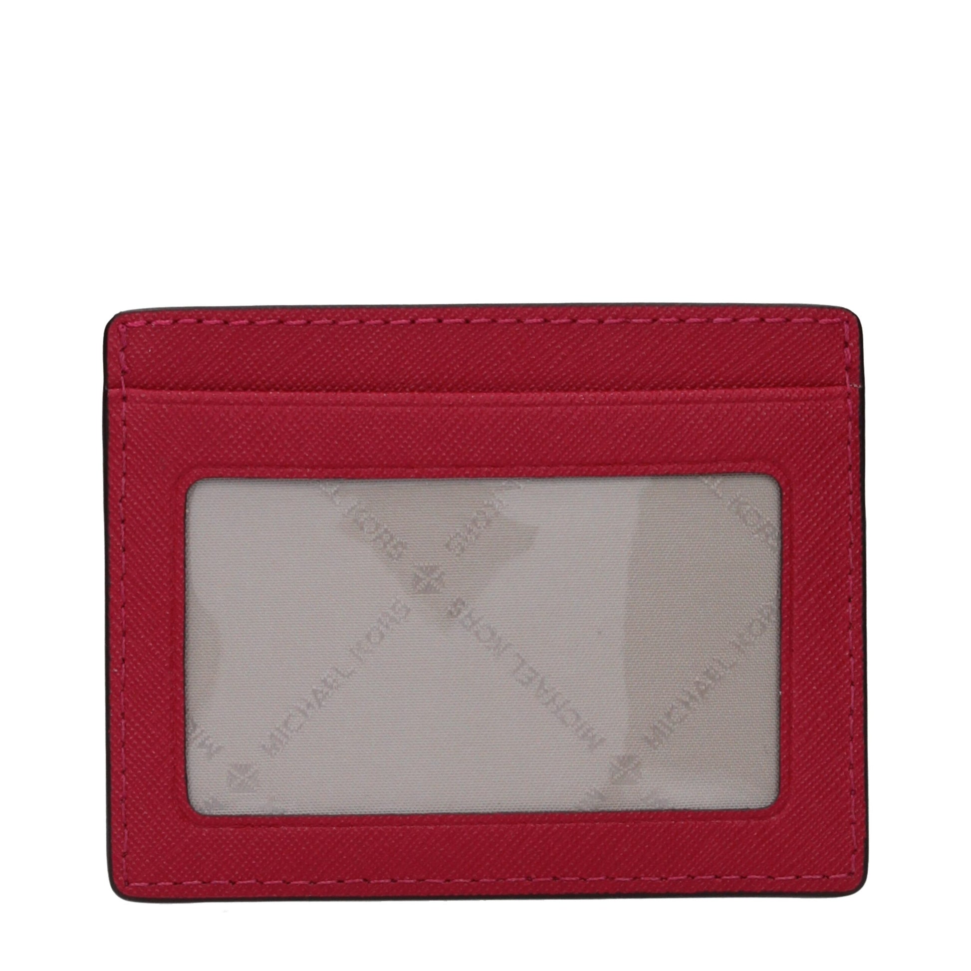 Cardholder Card Case by Michael Kors for women in leather red features an refined design, elegantly showcasing the refined Leather Cardholder Card Case aesthetic while integrating sophisticated card-organization.