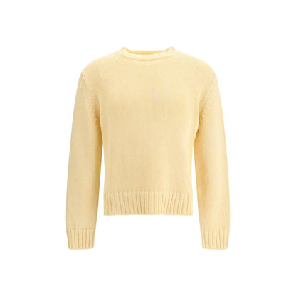 Sweatshirt by Sunflower for men in cotton cream showcases a slouchy chic silhouette, artfully detailed with a slouchy chic and for a slouchy chic finish.