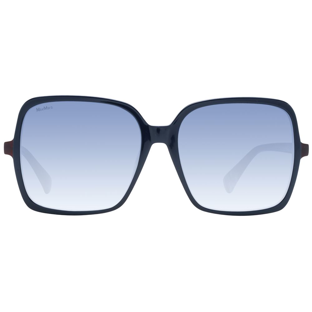 Max Mara Square Gradient Medium-Tint Plastic Sunglasses - Blue