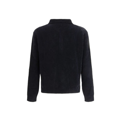 Polo Shirt by Sunflower for men in cotton black presents a sleek silhouette, featuring a refined and for a sleek finish.