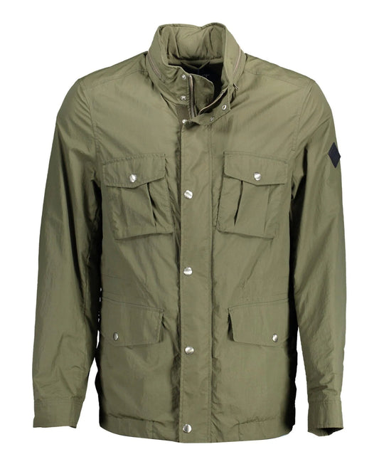 Gant Men's Polyamide Windbreaker Jacket - Brown Green