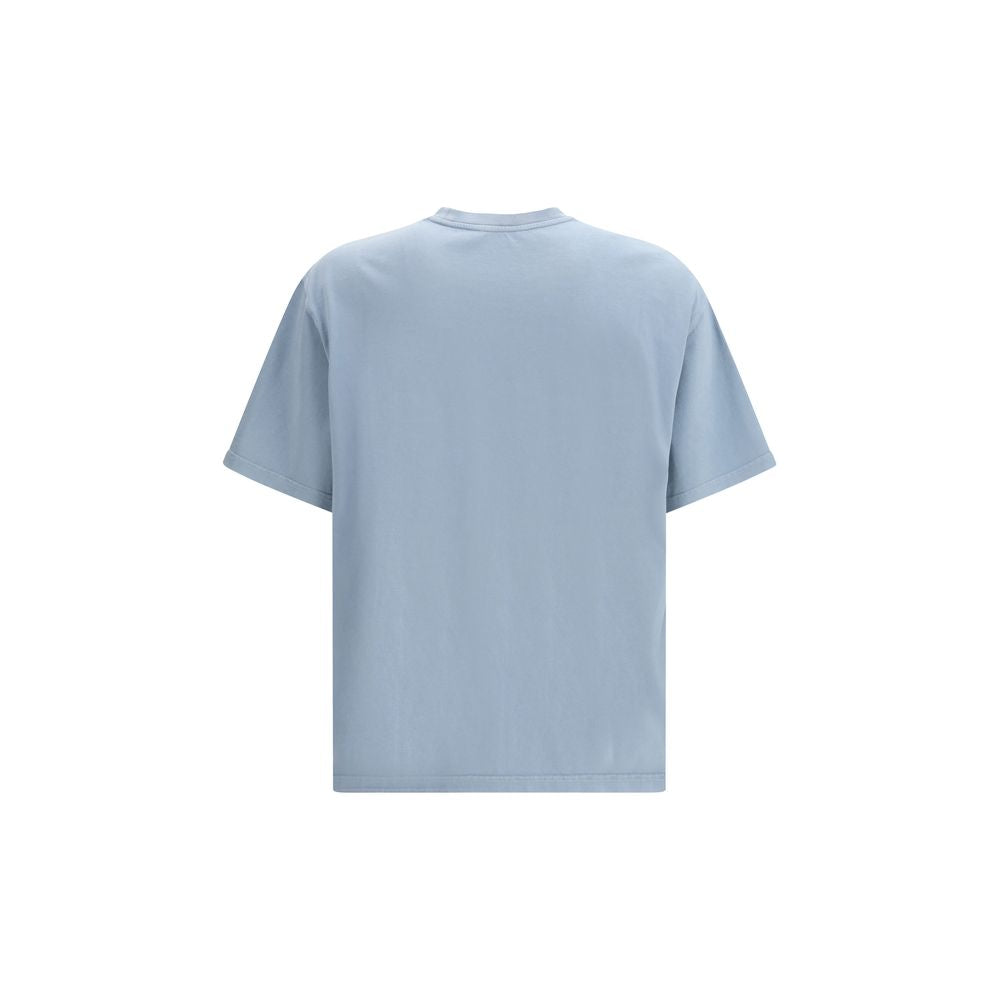 T-Shirt by Marni for men in cotton light-blue features an on trend silhouette, perfectly showcasing a on trend and crew neckline for an elevated aesthetic.