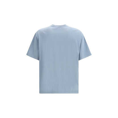 T-Shirt by Marni for men in cotton light-blue features an on trend silhouette, perfectly showcasing a on trend and crew neckline for an elevated aesthetic.