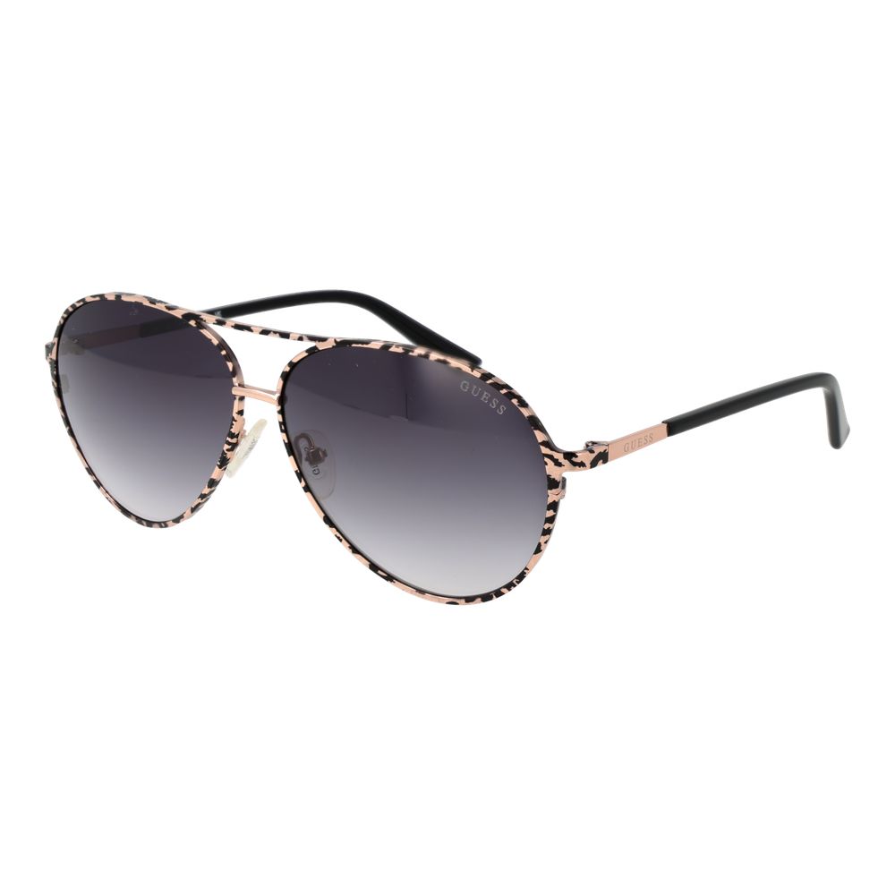 Guess Aviator Gradient Dark-Tint Metal Sunglasses - Black