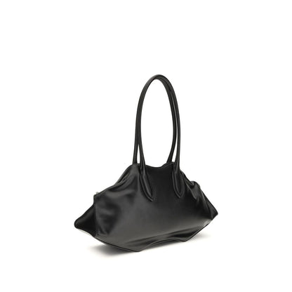 Shoulder Bag by Alexander McQueen for women in bos taurus calfskin nappa leather black features a effortless sophistication silhouette, secured by a with ample and versatile shoulder-strap & handle for a effortless sophistication finish.