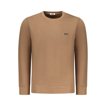 Sweatshirt by Rifle for men in cotton polyester brown & print presents a smart casual silhouette, featuring a smart casual crew neckline and for a sophisticated look.