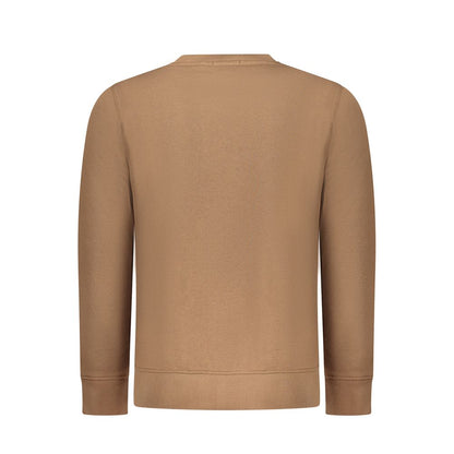 Sweatshirt by Rifle for men in cotton polyester brown & print features an enviable silhouette, showcasing a premium and refined crew neckline for a truly enviable finish.