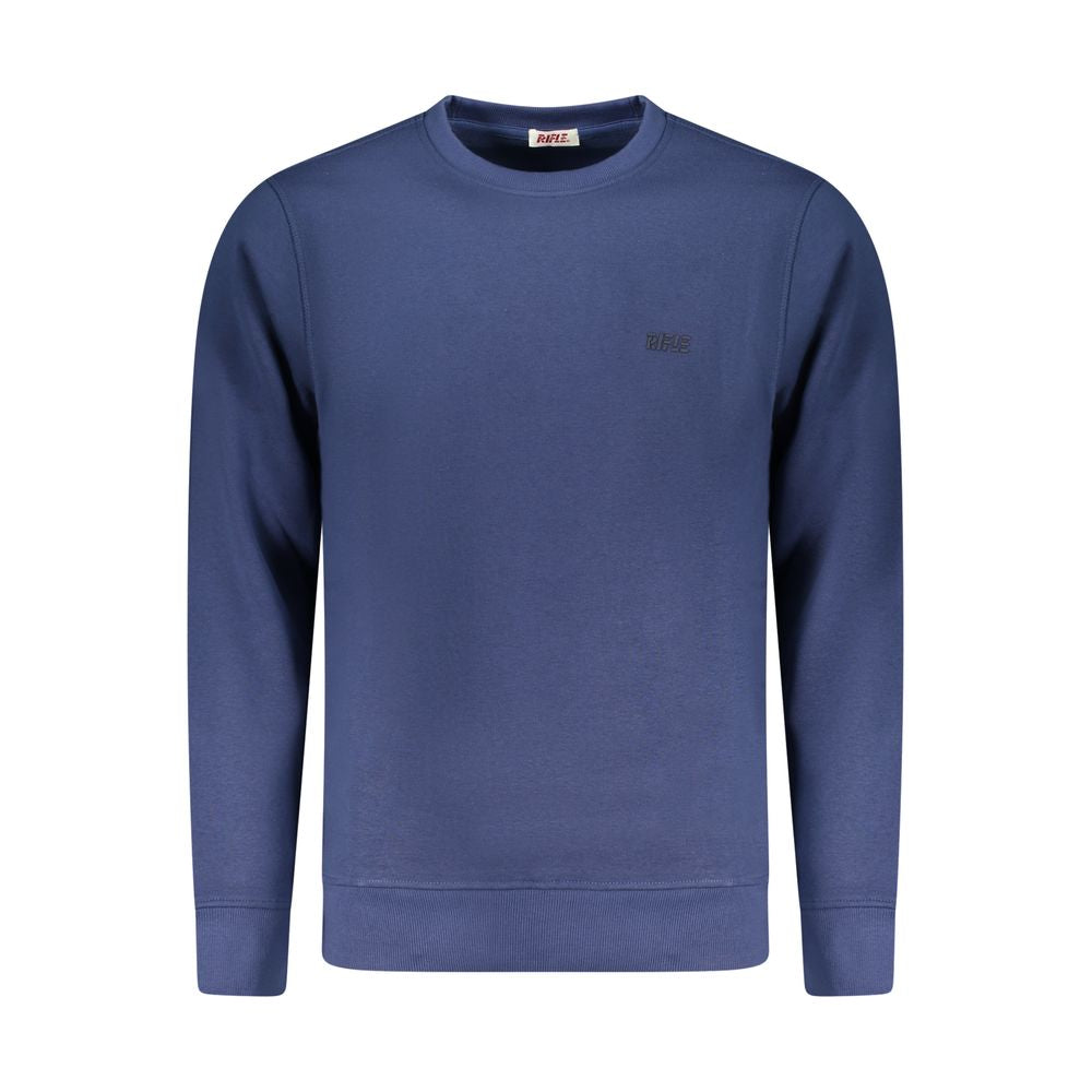 Sweatshirt by Rifle for men in cotton polyester blue & print features a unrivaled silhouette with a refined crew neckline and unrivaled detailing for a sophisticated look.