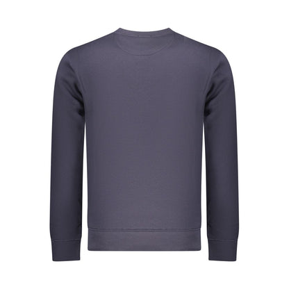Sweatshirt by Coveri Moving for men in cotton polyester blue presents a smart casual silhouette, featuring a smart casual and for a sophisticated look.