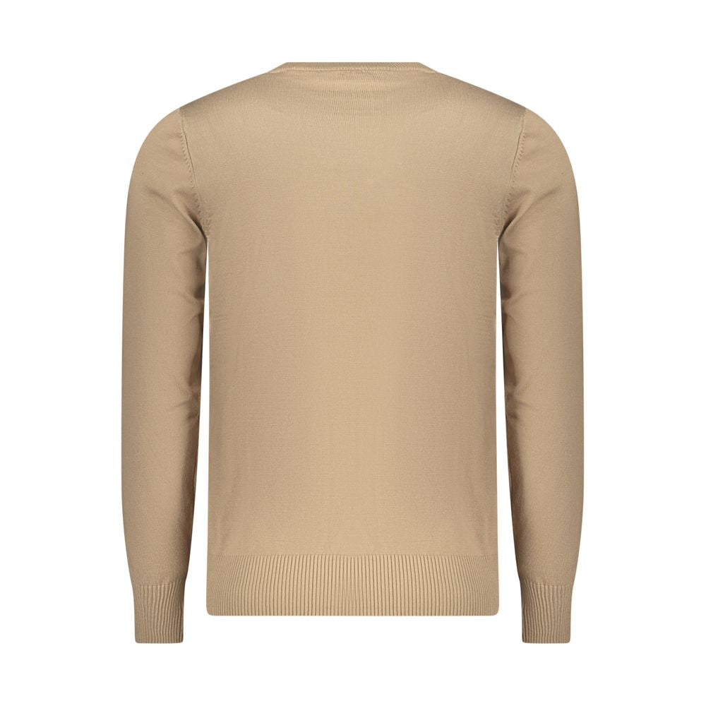 Sweatshirt by Rifle for men in nylon & viscose beige presents a smart casual silhouette, featuring a smart casual and for a sophisticated look.