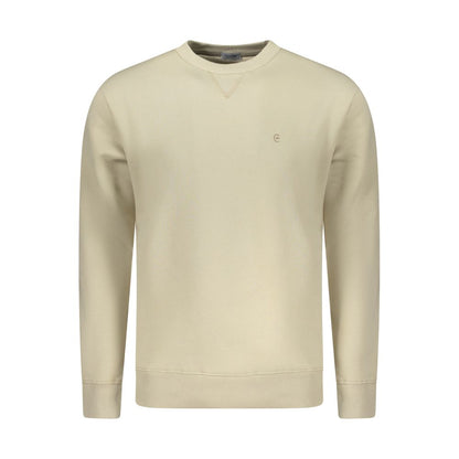Sweatshirt by Coveri Moving for men in cotton polyester beige showcases a slouchy chic silhouette, artfully detailed with a slouchy chic and for a slouchy chic finish.