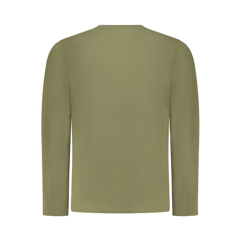 T-Shirt by Coveri Moving for men in cotton green features an edgy silhouette, meticulously detailed with a sophisticated and for a truly edgy finish.