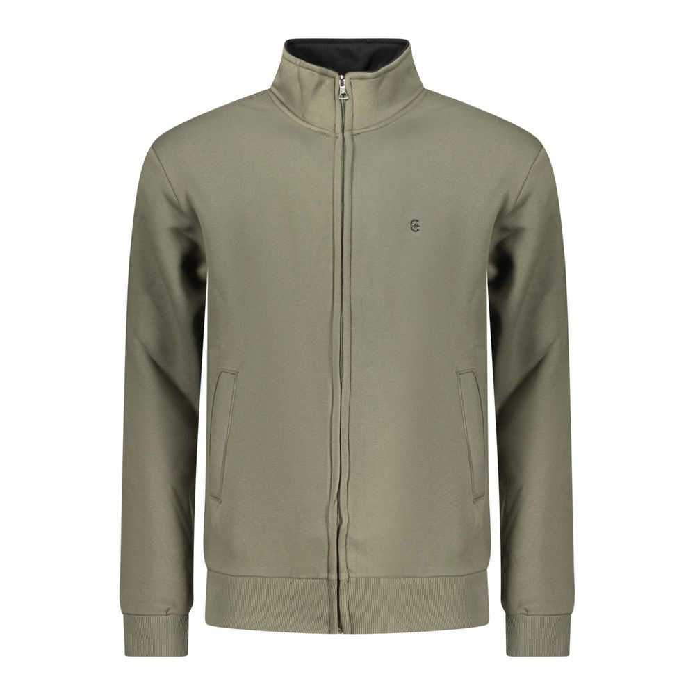 Sweatshirt by Coveri Moving for men in cotton polyester green & signature presents a smart casual silhouette, featuring a smart casual and for a sophisticated look.