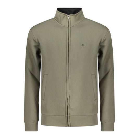 Sweatshirt by Coveri Moving for men in cotton polyester green & signature presents a smart casual silhouette, featuring a smart casual and for a sophisticated look.