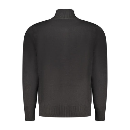 Cardigan by Coveri Moving for men in nylon & viscose black features an impeccable silhouette, showcasing a sophisticated and detail for a truly impeccable finish.