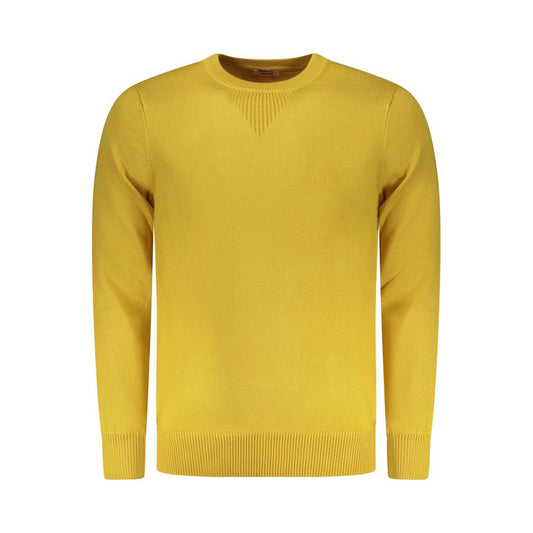 Sweatshirt by Rifle for men in nylon & viscose yellow features an enviable silhouette, showcasing a premium and refined crew neckline for a truly enviable finish.