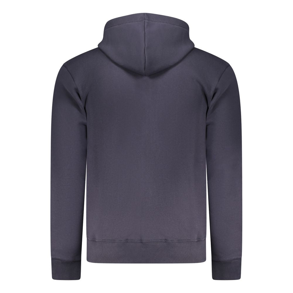 Hooded Sweatshirt Hoodie by Coveri Moving for men in cotton polyester blue & signature features a authentic silhouette, showcasing a sophisticated and authentic detail for a refined finish.