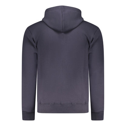 Hooded Sweatshirt Hoodie by Coveri Moving for men in cotton polyester blue & signature features a authentic silhouette, showcasing a sophisticated and authentic detail for a refined finish.