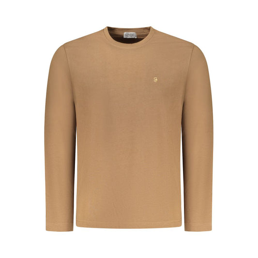 T-Shirt by Coveri Moving for men in cotton brown features an edgy silhouette, meticulously detailed with a sophisticated and crew neckline for a truly edgy finish.