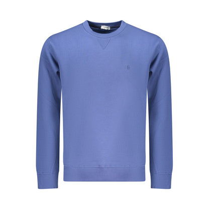 Sweatshirt by Coveri Moving for men in cotton polyester blue features an provocated silhouette, detailed with a provocated and a refined crew neckline for a sophisticated aesthetic.