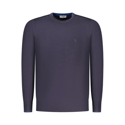 Sweatshirt by Coveri Moving for men in nylon & viscose blue features an magnificent silhouette, showcasing a sophisticated crew neckline and detail for a truly magnificent finish.