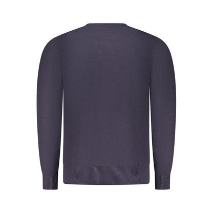 Sweatshirt by Coveri Moving for men in nylon & viscose blue showcases a slouchy chic silhouette, artfully detailed with a slouchy chic and for a slouchy chic finish.